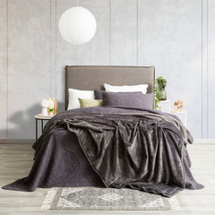 Plush Velvet Blanket Graphite