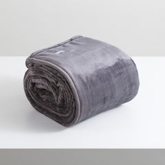 Plush Velvet Blanket Graphite