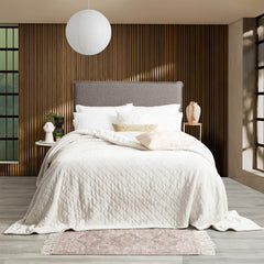 Heston Sherpa Velvet Blanket Silver Line