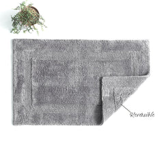 Bath Mat Soho Cotton Reversible in Nickel