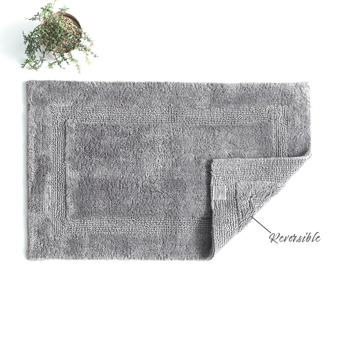 Bath Mat Soho Cotton Reversible in Nickel