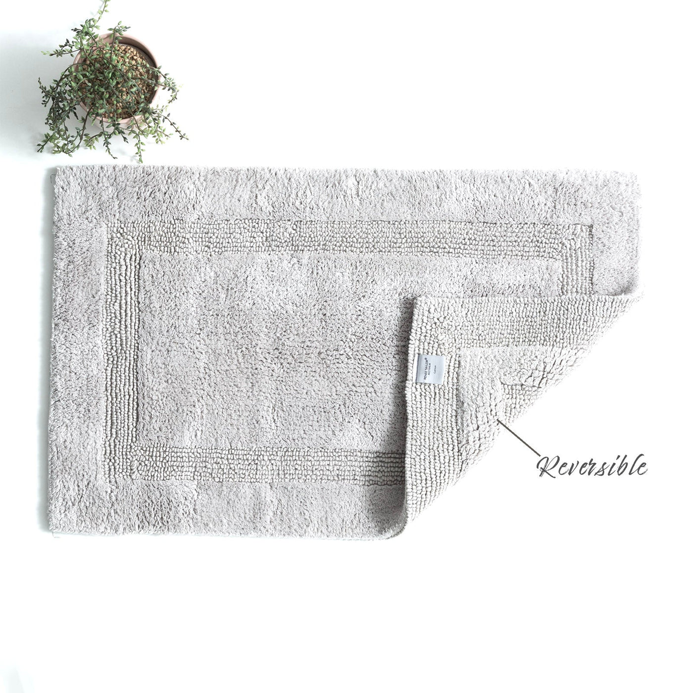 Bath Mat Soho Cotton Reversible in Sand