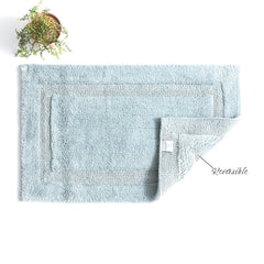 Bath Mat Soho Cotton Reversible in Silver