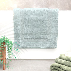 Bath Mat Soho Cotton Reversible in Silver