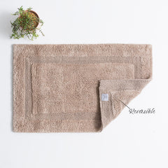 Bath Mat Soho Cotton Reversible in Mocha