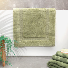 Bath Mat Soho Cotton Reversible in Khaki