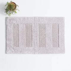 Cotton Reversible Bath Mat Retreat Sand