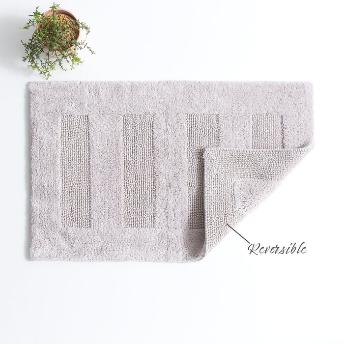 Cotton Reversible Bath Mat Retreat Sand
