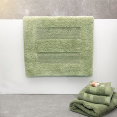 Cotton Reversible Bath Mat Retreat Khaki