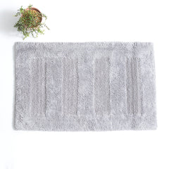 Cotton Reversible Bath Mat Retreat Granite