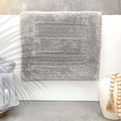 Cotton Reversible Bath Mat Retreat Granite