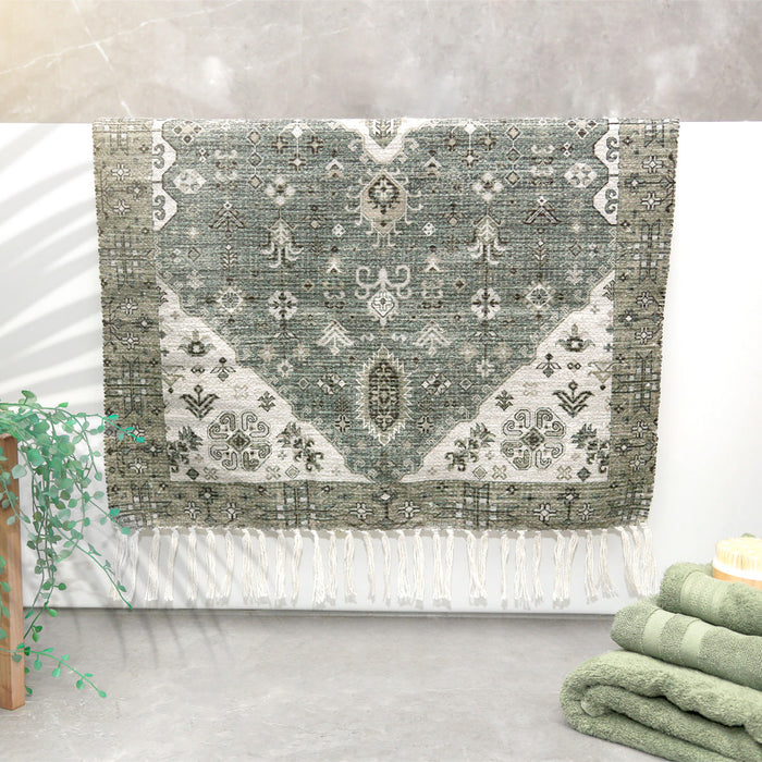 Karabakh Mat - Vintage Washed Hand Woven Rug
