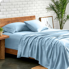 1500 Thread Count Premium Cotton Blend Sheet Set Seafoam
