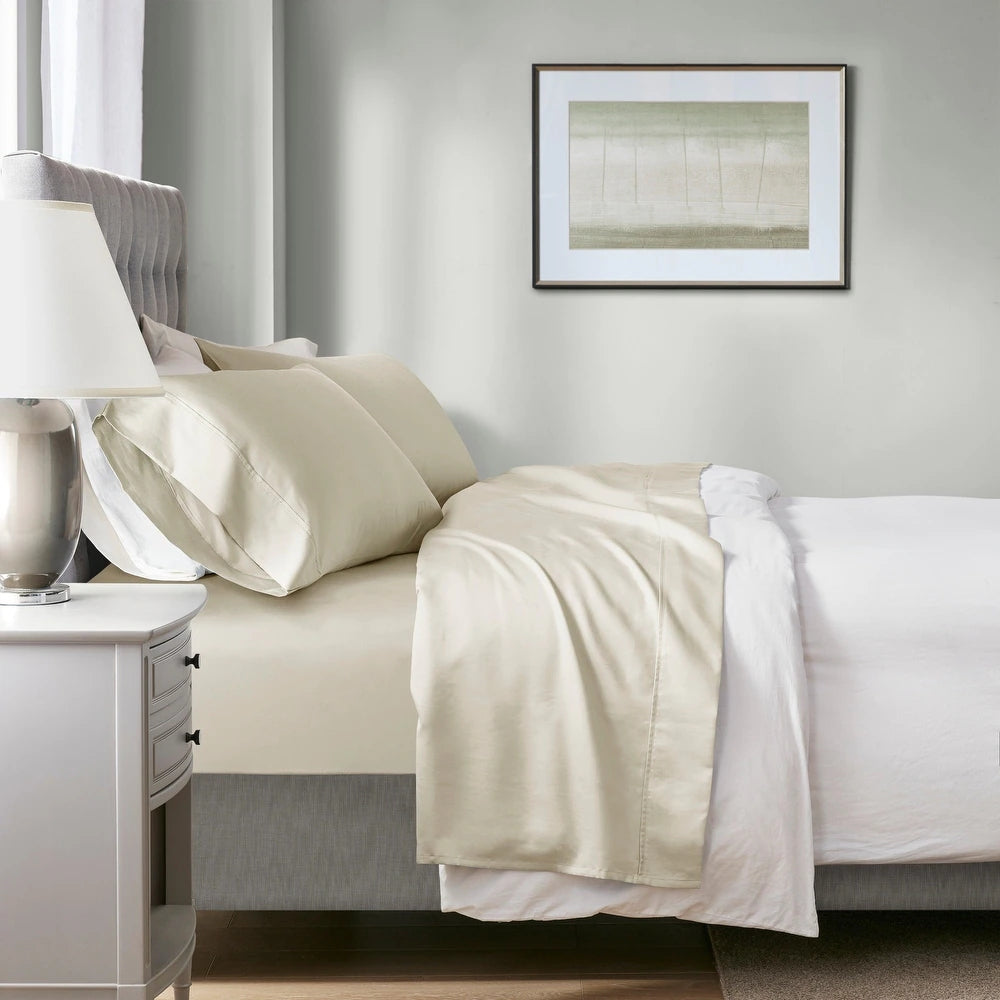 700 TC Tencel Lyocell Fibre & Cotton Sheet Set Ivory