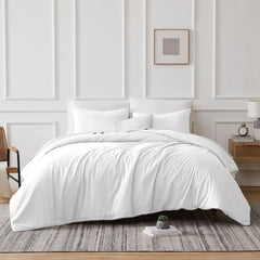 700 TC Tencel Lyocell Fibre Cotton Quilt Cover Set White