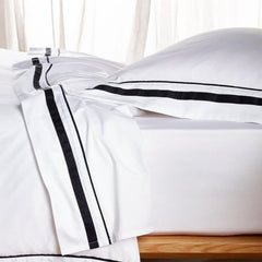 Cloud Egyptian Cotton 1000 Thread Count Sheet Set White & Charcoal