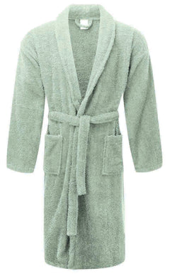 Chalet Robe Quick Dry Terry Cotton Eucalyptus