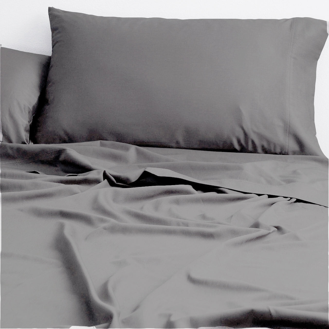 Organic Cotton Sheet Sets 250 Thread Count Charcoal