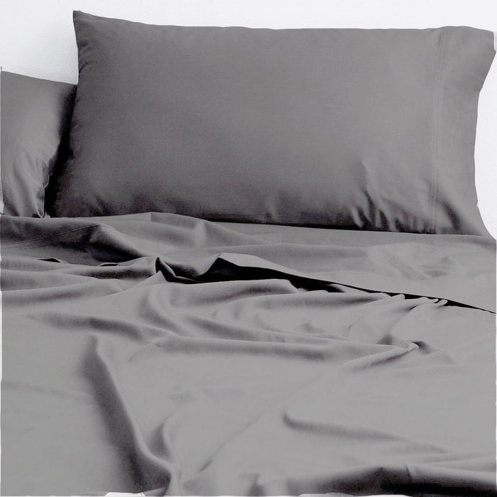 Organic Cotton Sheet Sets 250 Thread Count Charcoal