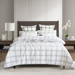 Elliot Waffle Quilt Cover Set Sage