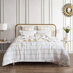 Cohen Waffle Quilt Cover Set Nude