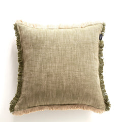 Franco Cotton Cushion 50 x 50 cms Olive