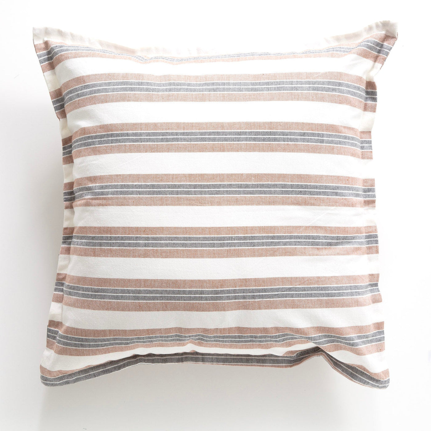 Marina Stripe Cushion 50 x 50cms Clay