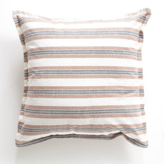 Marina Stripe Cushion 50 x 50cms Clay