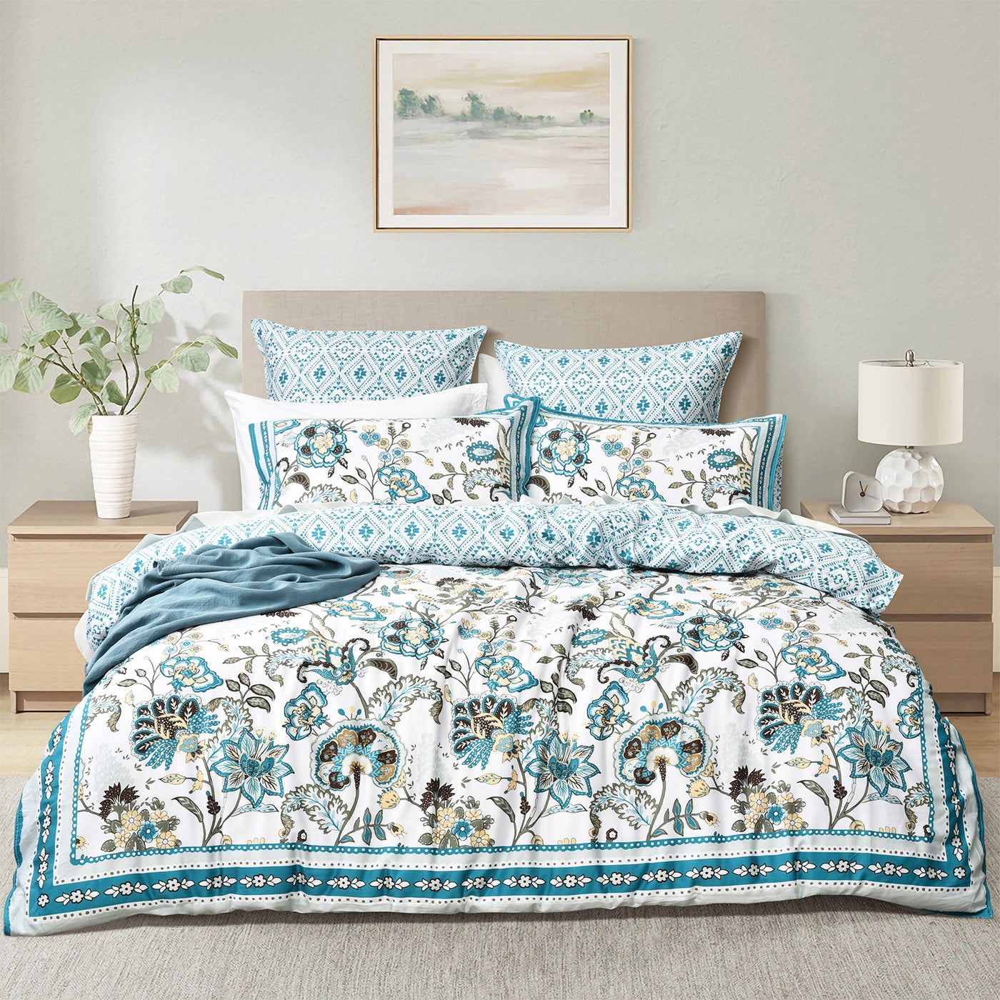 Kids Anaya Quilt Cover Set Cotton Reversible