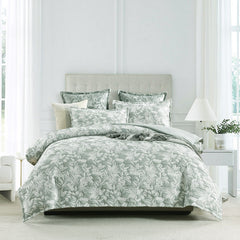 Indiana Quilt Cover Set Jacquard Fern