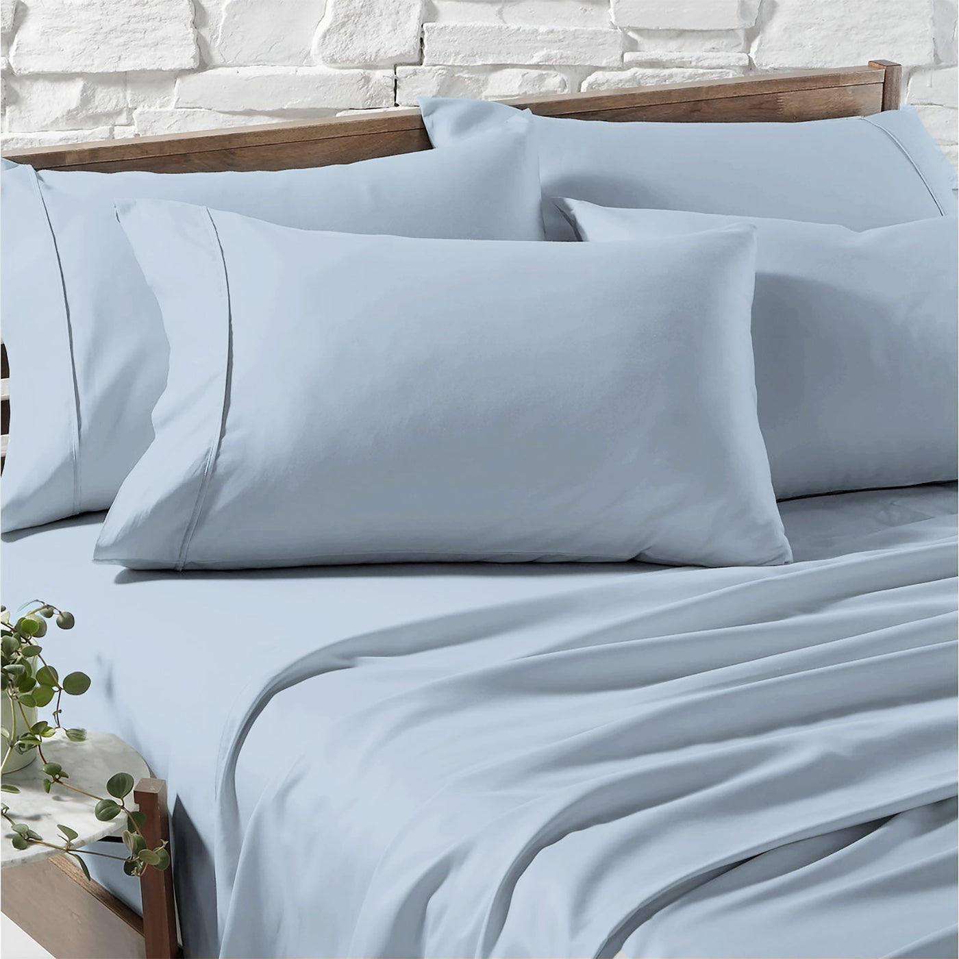 Egyptian Cotton 1200 Thread Count Sheet Set Sky