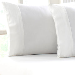 Kids Flannelette Fitted & Pillowcase Set Snowy