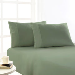 Flannelette Fitted & Pillowcase Set Juniper - No Flat Sheet