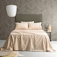 Flannelette Sheet Set Egyptian Cotton Ginko