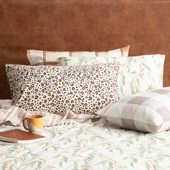 Kids Twill Checks Flannelette Quilt Cover Set