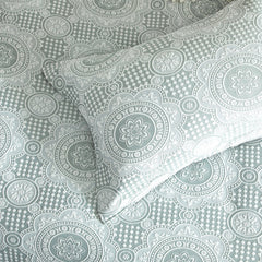 Rizz Quilt Cover Set Sage