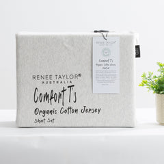 Jersey Sheet Set Organic Cotton Ecru
