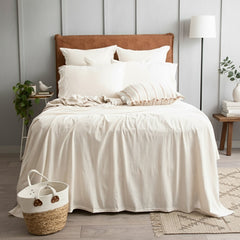 Jersey Sheet Set Organic Cotton Oatmeal