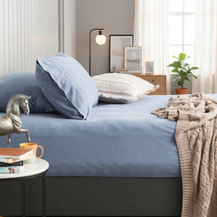 Jersey Knit Fitted Sheet Organic Cotton Ink - No Flat Sheet