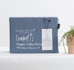 Kids Organic Jersey Fitted Sheet Ink