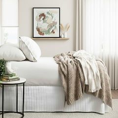Jersey Knit Fitted Sheet Organic Cotton Ecru - No Flat Sheet