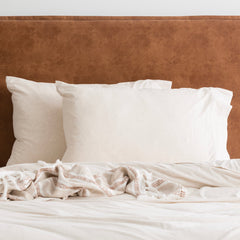Jersey Knit Fitted Sheet Organic Cotton Oatmeal - No Flat Sheet