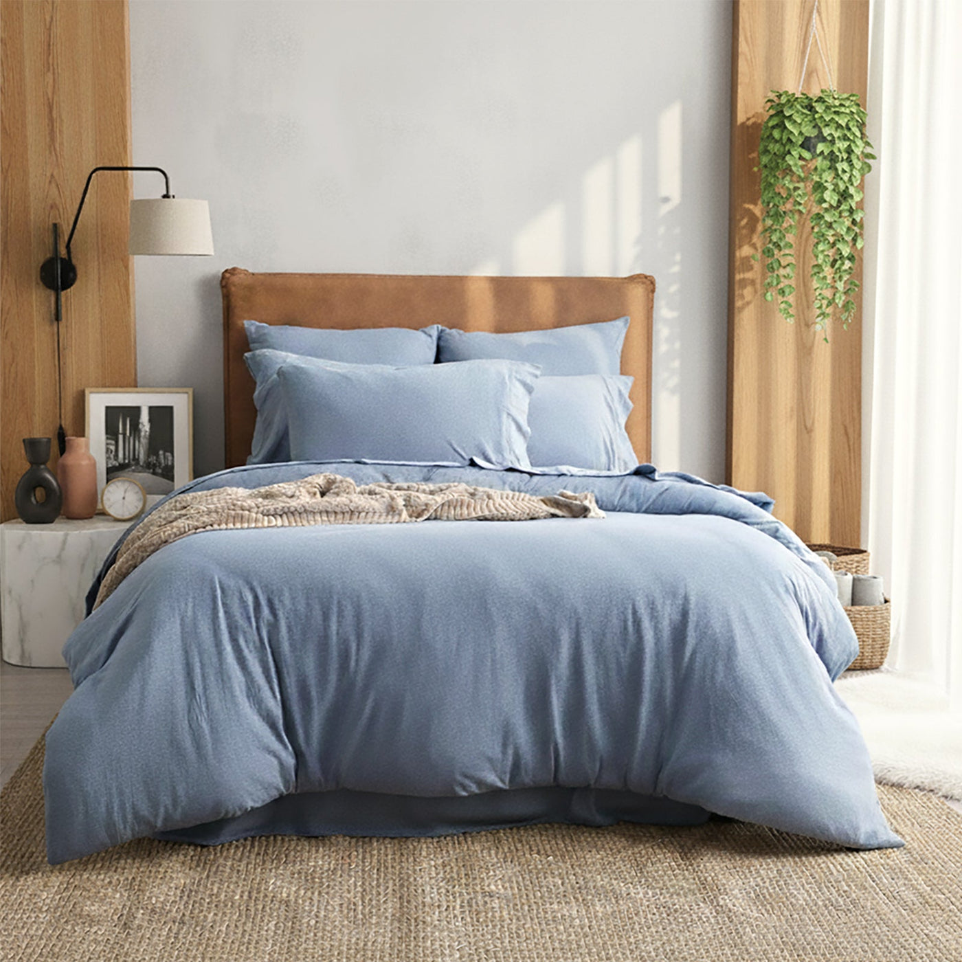 Jersey Quilt Cover Set - Organic Cotton Comfort T’s Ink