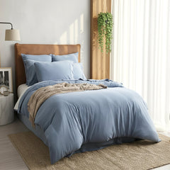 Jersey Quilt Cover Set - Organic Cotton Comfort T’s Ink