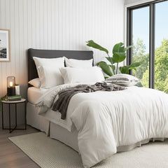 Jersey Quilt Cover Set - Organic Cotton Comfort T’s Ecru