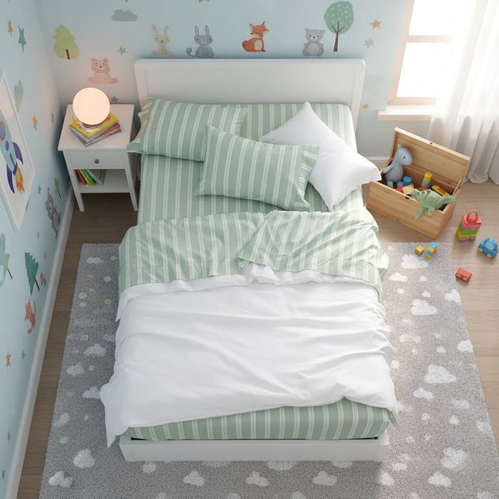 Kids Frankie Cotton Printed Sheet Set