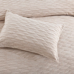 Marley Jacquard Quilt Cover Set Champagne