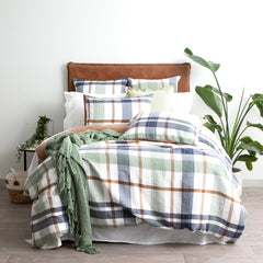 Kids Yarn Dyed Cotton Quilt Cover Set Olivia