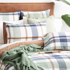 Kids Yarn Dyed Cotton Quilt Cover Set Olivia