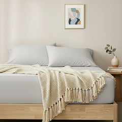 Egyptian Cotton Fitted & Pillow Case Set Antarctica - No Flat Sheet